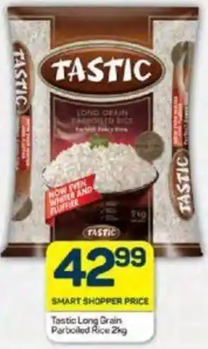 Pick n Pay Tastic Long Grain Parboiled Rice 2kg offer