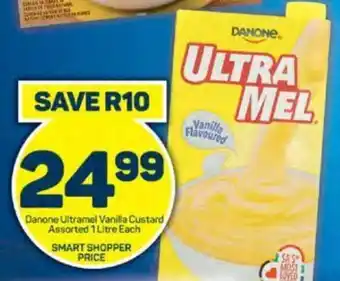 Pick n Pay Danone Ultramel Vanilla Custard Assorted 1 Litre Each offer