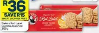 Pick n Pay Bakers Red Label Creams Assorted 200g offer