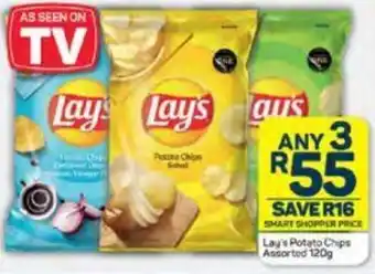 Pick n Pay Lay's Potato Chips Assorted 120g offer