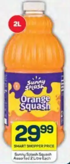Pick n Pay Sunny Splash Squash Assorted 2 Litre Each offer