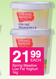 Save Spring Meadow Low Fat Yoghurt 1kg offer