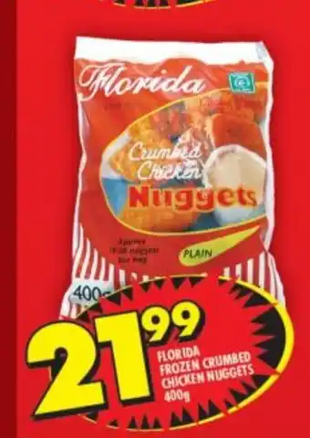 Florida Frozen Crumbed Chicken Nuggets 400g