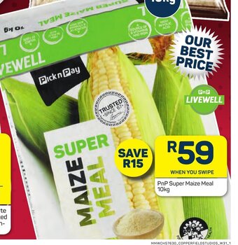 Pick n Pay PnP Super Maize Meal 10kg offer