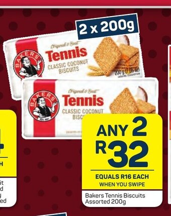 Pick n Pay Bakers Tennis Biscuits Assorted 200g offer
