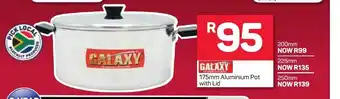 Pick n Pay Galaxy 175mm Aluminium Pot With Lid offer