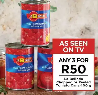 Food Lover's Market La Belinda Chopped or Peeled Tomato Cans 400g offer