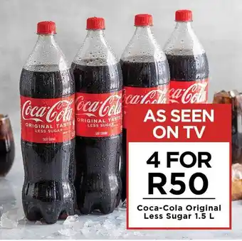 Food Lover's Market Coca-Cola Original Less Sugar 1.5L offer