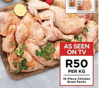Food Lover's Market 16-Piece Chicken Braai Packs offer