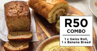 Food Lover's Market 1 x Swiss Roll, 1 x Banana Bread offer