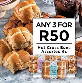 Food Lover's Market Hot Cross Buns Assorted 6s offer