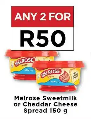 Food Lover's Market Melrose Sweetmilk or Cheddar Cheese Spread 150g offer