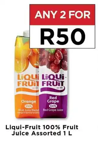 Food Lover's Market Liqui-Fruit 100% Fruit Juice Assorted 1L offer