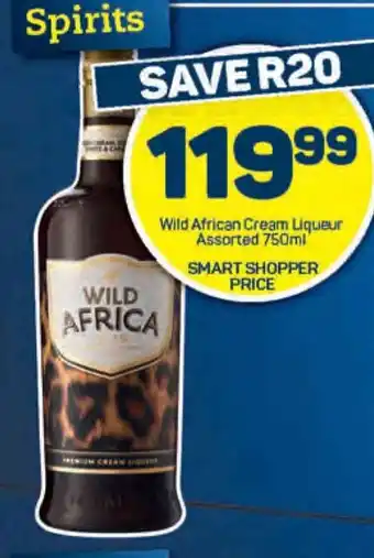 Pick n Pay Wild African Cream Liqueur Assorted 750ml offer