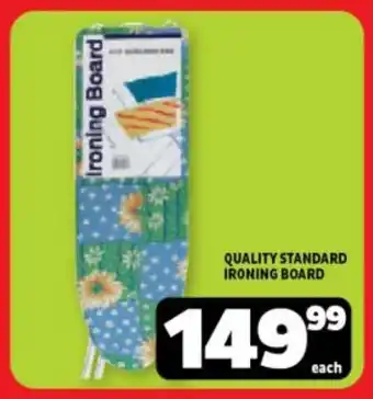 QUALITY STANDARD IRONING BOARD