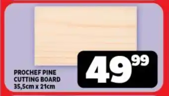 Usave PROCHEF PINE CUTTING BOARD 35,5cm x 21cm offer