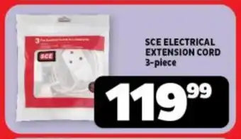 Usave SCE ELECTRICAL EXTENSION CORD 3-piece offer