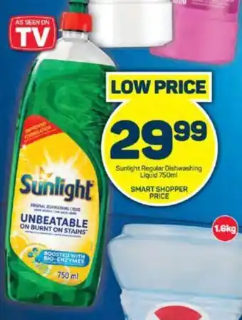 Pick n Pay Sunlight Regular Dishwashing Liquid 750ml offer