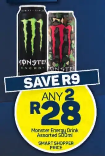 Pick n Pay Liquor Monster Energy Drink Assorted 500ml offer