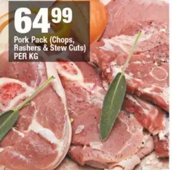 OK Grocer Pork Pack (Chops, Rashers & Stew Cuts) offer