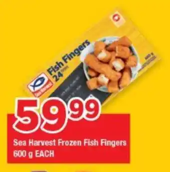 Sea Harvest Frozen Fish Fingers 600g EACH