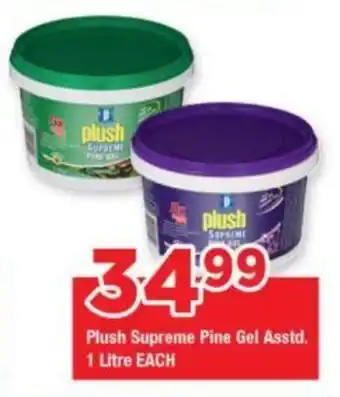 OK Grocer Plush Supreme Pine Gel Asstd. 1 Litre EACH offer