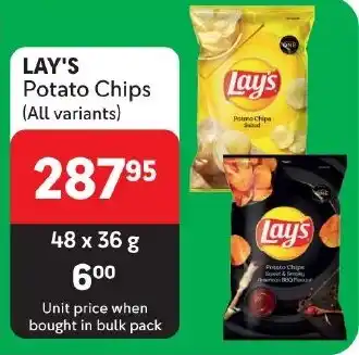 Makro LAY'S Potato Chips (All variants) offer