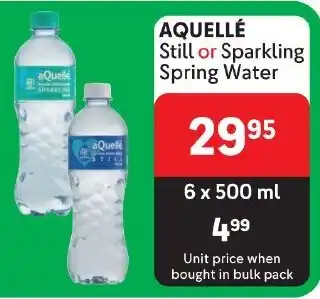 Makro AQUELLÉ Still or Sparkling Spring Water offer