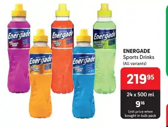 Makro ENERGADE Sports Drinks (All variants) offer