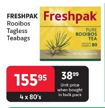 Makro FRESHPAK Rooibos Tagless Teabags offer