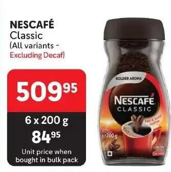 Makro NESCAFÉ Classic offer