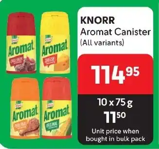 Makro KNORR Aromat Canister (All variants) offer
