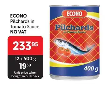 Makro ECONO Pilchards in Tomato Sauce offer
