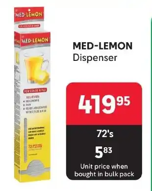 Makro MED-LEMON Dispenser offer
