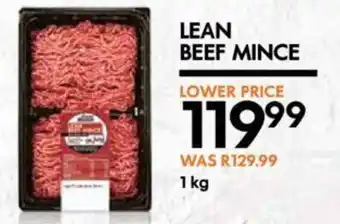 Woolworths LEAN BEEF MINCE offer