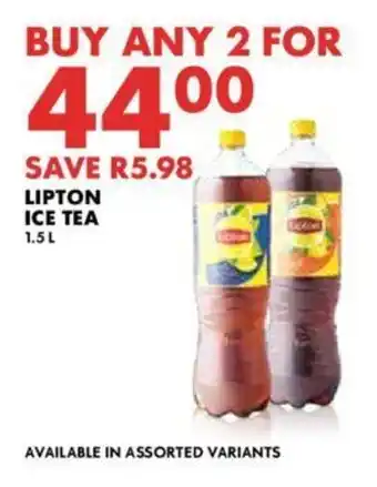 Woolworths LIPTON ICE TEA 1.5L offer