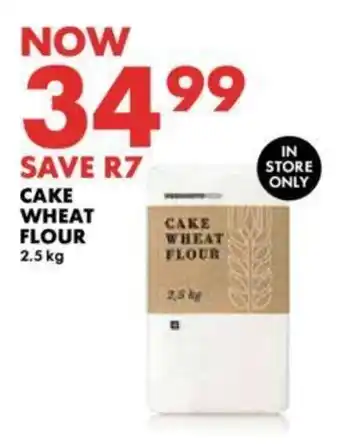Woolworths CAKE WHEAT FLOUR 2.5kg offer