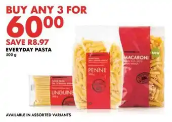 Woolworths EVERYDAY PASTA 500g offer