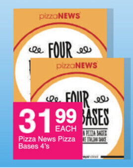 Pizza News Pizza Bases 4's