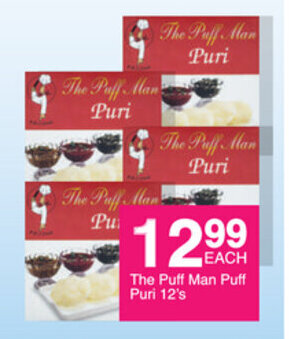 Save The Puff Man Puff Puri 12's offer