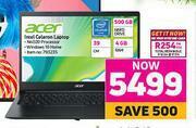 Game Acer Intel Celeron Laptop offer