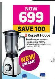 Game Russell Hobbs Satin Blender RHB316 offer