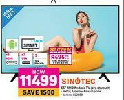 Game Sinotec 65" UHD Android TV STL-65U20AT offer