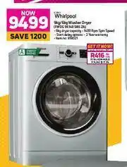Game Whirlpool 9Kg/6Kg Washer Dryer offer