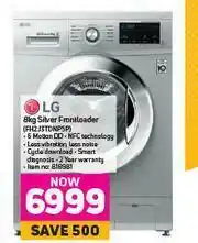 Game LG 8Kg Silver Front Loader offer