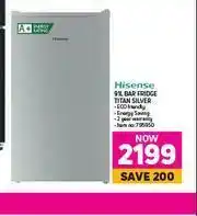 Game Hisense 91L Bar Fridge Titan Silver offer