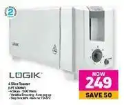 Game Logik 4 Slice Toster LPT 400NW offer