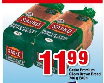 OK Foods Sasko Premium Slices Brown Bread 700g each offer