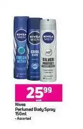 2Nivea Perfumed Body Spray (Assorted)-150ml Each