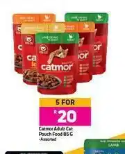 Game 2Catmor Adult Cat Pouch Food (Assorted)-For 5 x 85g offer